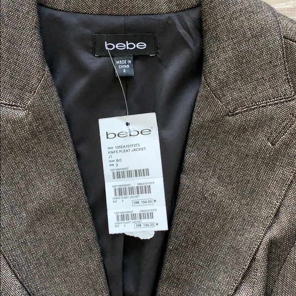 Bebe Brown Blazer. New with tags. - Picture 3 of 6